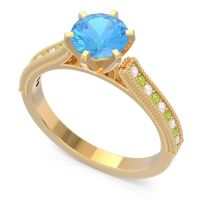 Milgrain Pave Samiti Ring