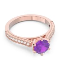 Milgrain Pave Samiti Ring