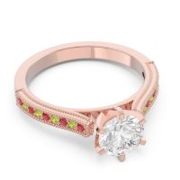 Milgrain Pave Samiti Ring