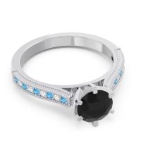 Milgrain Pave Samiti Ring