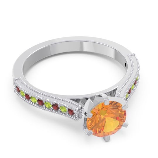 Milgrain Pave Samiti Ring