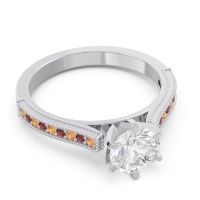 Milgrain Pave Samiti Ring