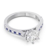 Milgrain Pave Samiti Ring