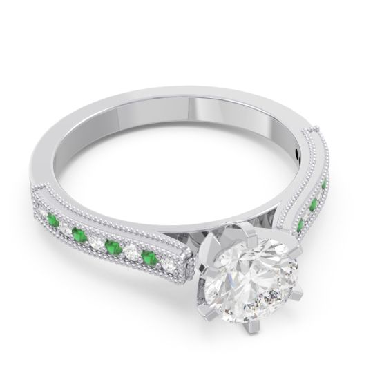 Milgrain Pave Samiti Ring