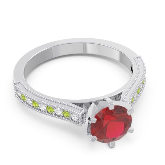 Milgrain Pave Samiti Ring