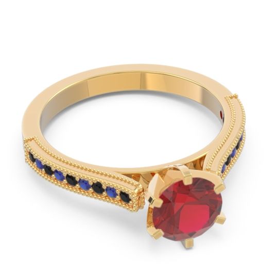 Milgrain Pave Samiti Ring