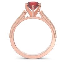 Milgrain Pave Samiti Ring