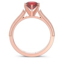 Milgrain Pave Samiti Ring
