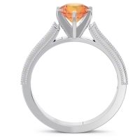 Milgrain Pave Samiti Ring