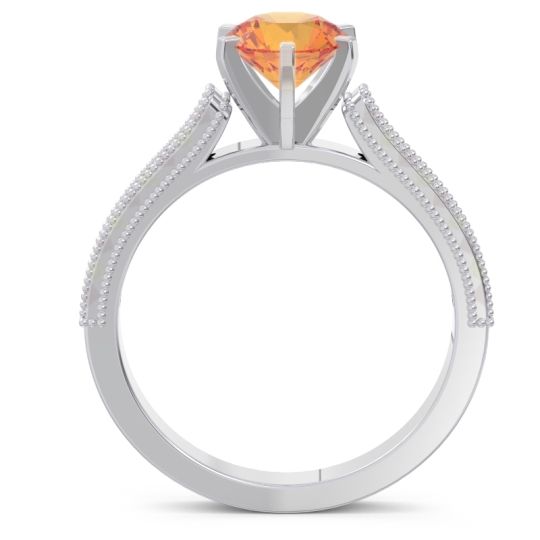 Milgrain Pave Samiti Ring