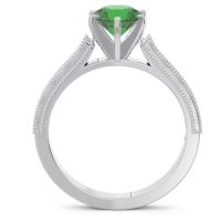 Milgrain Pave Samiti Ring