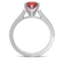 Milgrain Pave Samiti Ring