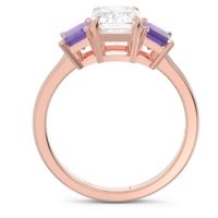 Three Stone Emerald Cut Lepakara Ring
