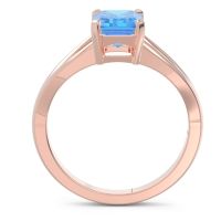 Solitaire Emerald Cut Istika Ring