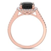 Halo Pave Cushion Guruta Ring