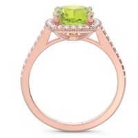 Halo Pave Cushion Guruta Ring