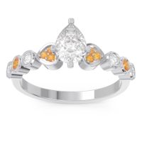 Pave Marquise Tsaru Ring