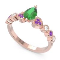 Pave Marquise Tsaru Ring