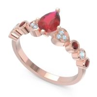Pave Marquise Tsaru Ring