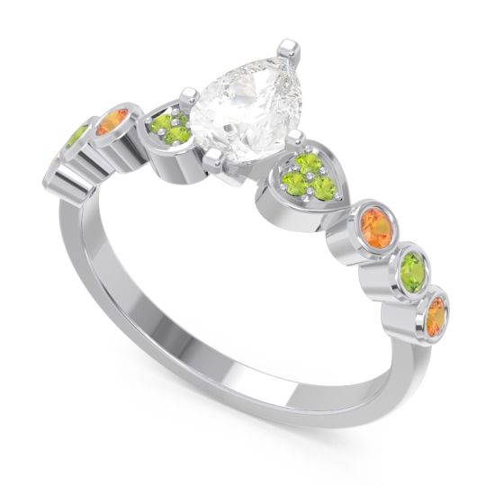 Pave Marquise Tsaru Ring