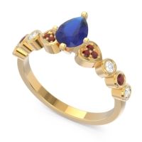 Pave Marquise Tsaru Ring