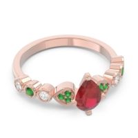 Pave Marquise Tsaru Ring