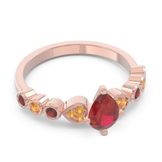 Pave Marquise Tsaru Ring