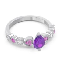 Pave Marquise Tsaru Ring