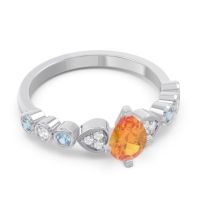 Pave Marquise Tsaru Ring