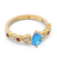 Pave Marquise Tsaru Ring