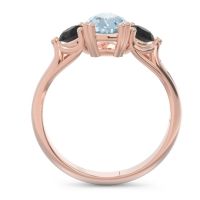 Three Stone Pear Shape Baspa Ring