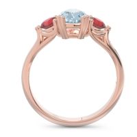 Three Stone Pear Shape Baspa Ring