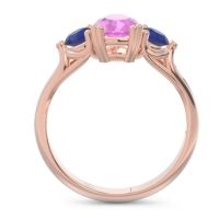 Three Stone Pear Shape Baspa Ring