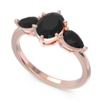 Three Stone Oval Uditi Ring