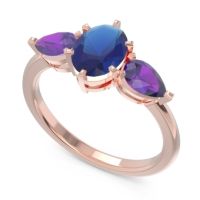 Three Stone Oval Uditi Ring