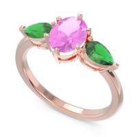 Three Stone Oval Uditi Ring