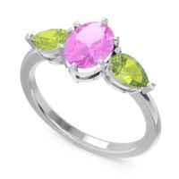 Three Stone Oval Uditi Ring