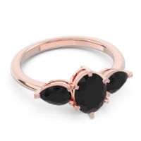 Three Stone Oval Uditi Ring