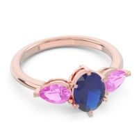 Three Stone Oval Uditi Ring