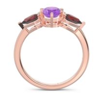 Three Stone Oval Uditi Ring