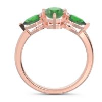 Three Stone Oval Uditi Ring