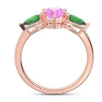 Three Stone Oval Uditi Ring