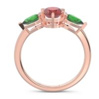 Three Stone Oval Uditi Ring