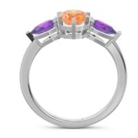 Three Stone Oval Uditi Ring