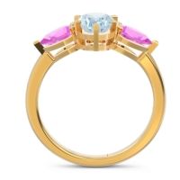 Three Stone Oval Uditi Ring