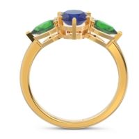 Three Stone Oval Uditi Ring