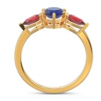 Three Stone Oval Uditi Ring