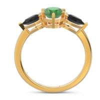 Three Stone Oval Uditi Ring