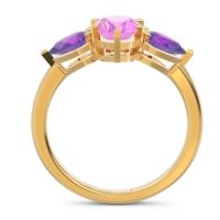 Three Stone Oval Uditi Ring