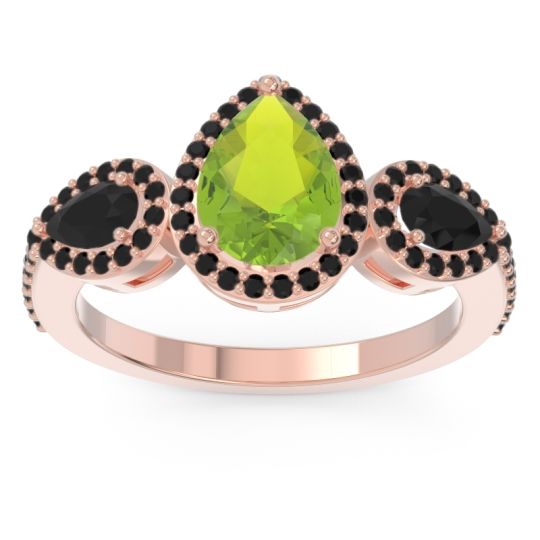 Halo Three Stone Pear Shape Varsana Ring